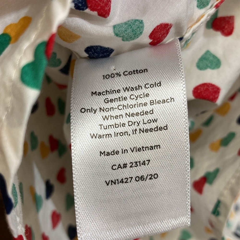 Talbots Heart Button Down - image 7